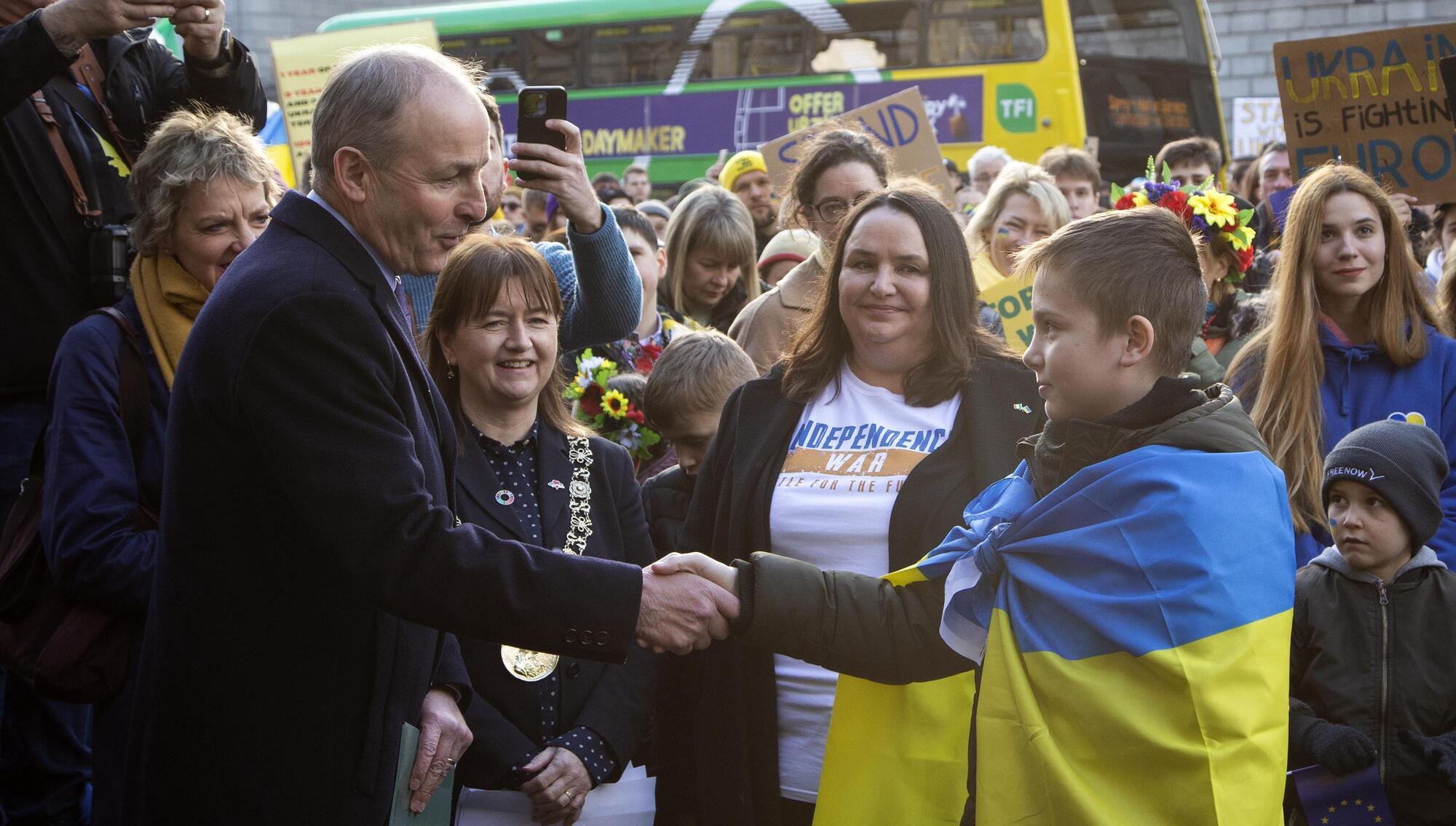 Micheál Martin: Ireland's support for Ukraine is support for human rights