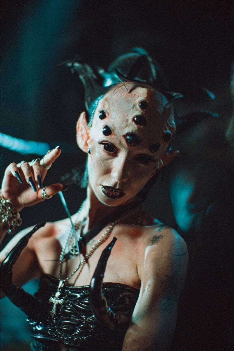 Bambie Thug in their Hex So Heavy music video