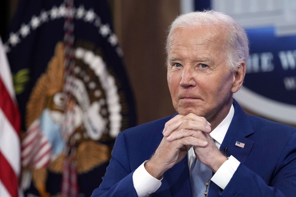 President Joe Biden listens in the South Court Auditorium on the White House complex in Washington, Tuesday, Sept. 3, 2024, as he talks with a virtual participant at the kickoff of the Investing in America event. (AP Photo/Susan Walsh) President Joe Biden listens in the South Court Auditorium on the White House complex in Washington, Tuesday, Sept. 3, 2024, as he talks with a virtual participant at the kickoff of the Investing in America event. (AP Photo/Susan Walsh)