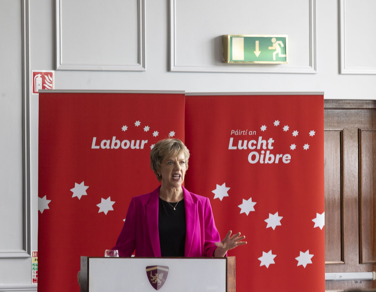 Labour Party leader Ivana Bacik at the party's think-in on Thursday. Picture: Sam Boal/Collins 