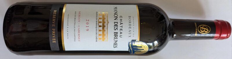 Château Manon des Brumes Bordeaux 2019, €8 Château Manon des Brumes Bordeaux 2019, €8