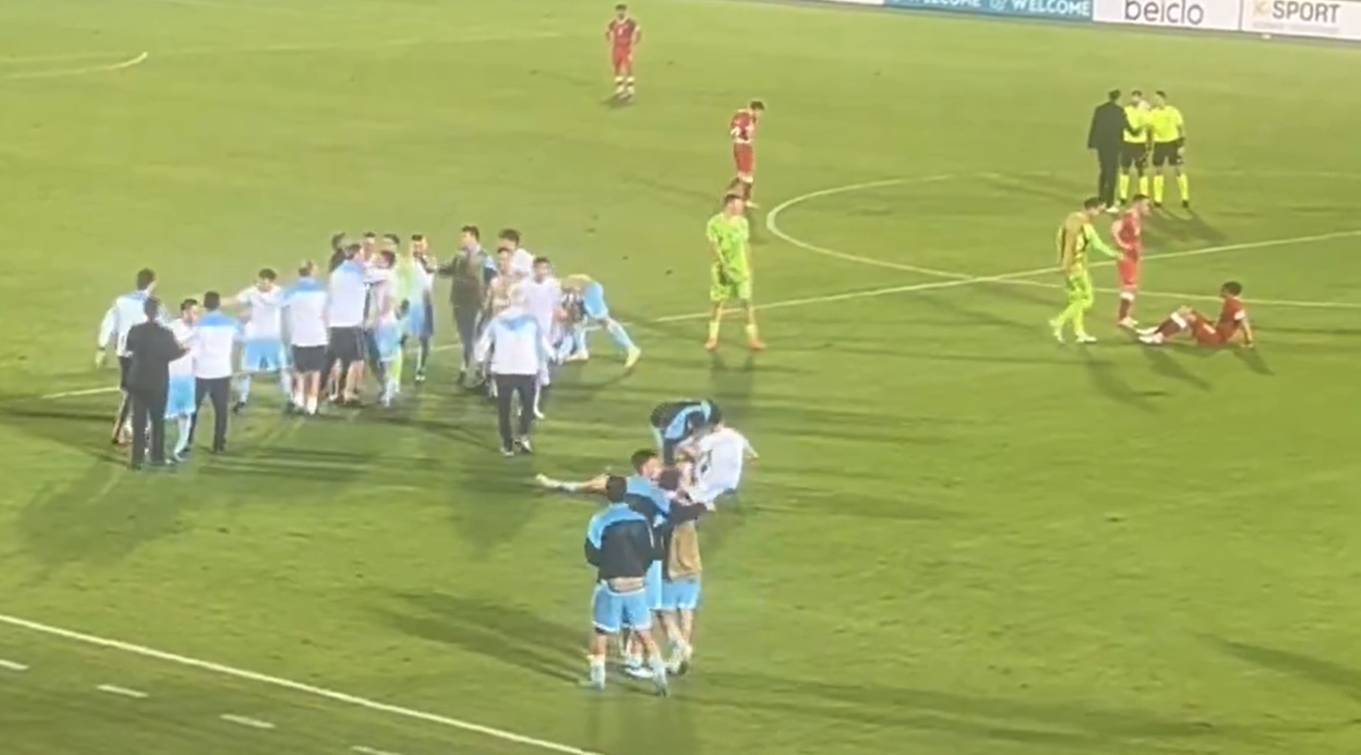 Jubilant scenes as San Marino register first competitive win