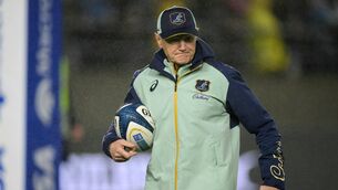 <p>Australia's Wallabies Head Coach (Photo by JUAN MABROMATA/AFP via Getty Images)</p>