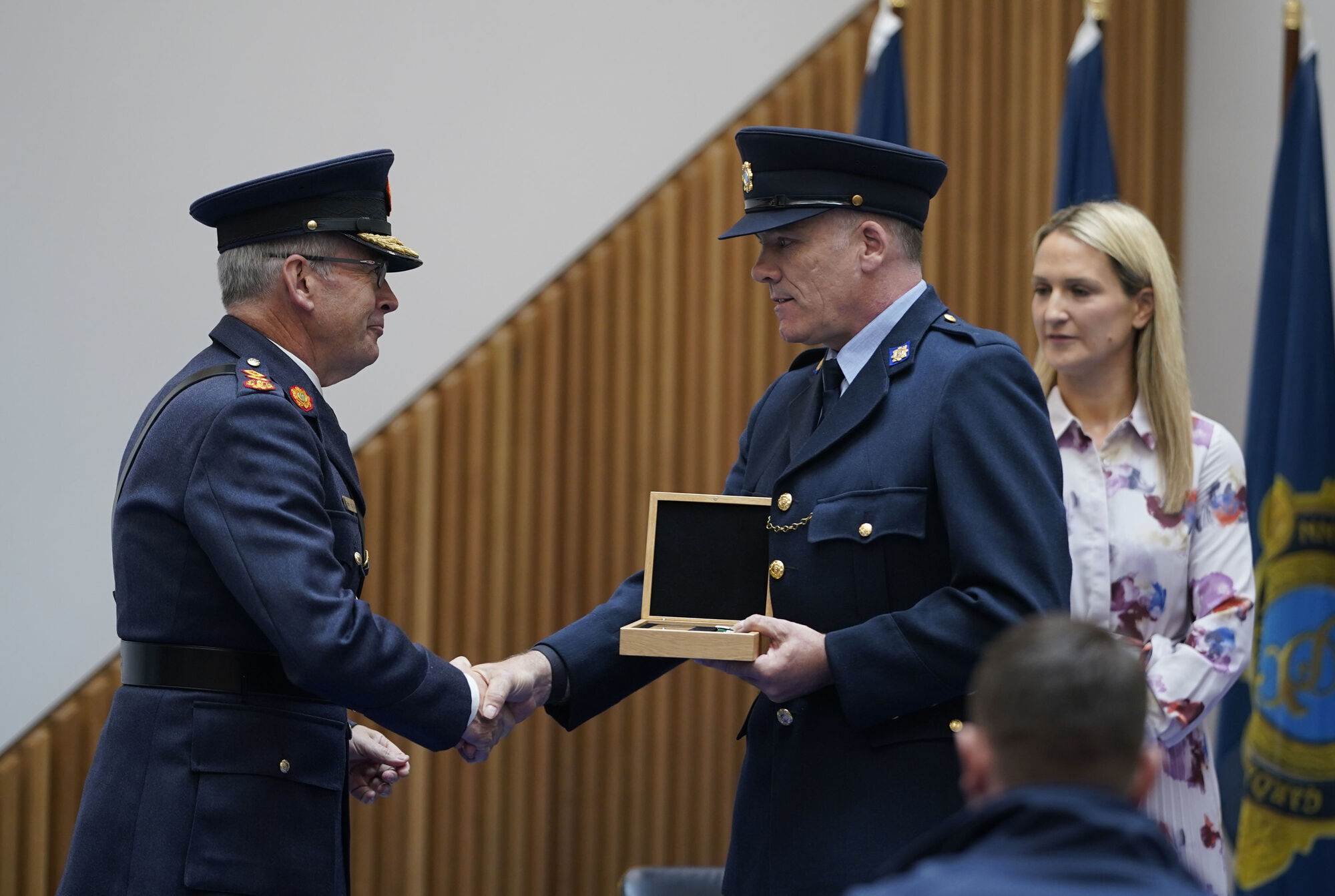 Garda who was stabbed during domestic incident in Cork receives medal for bravery
