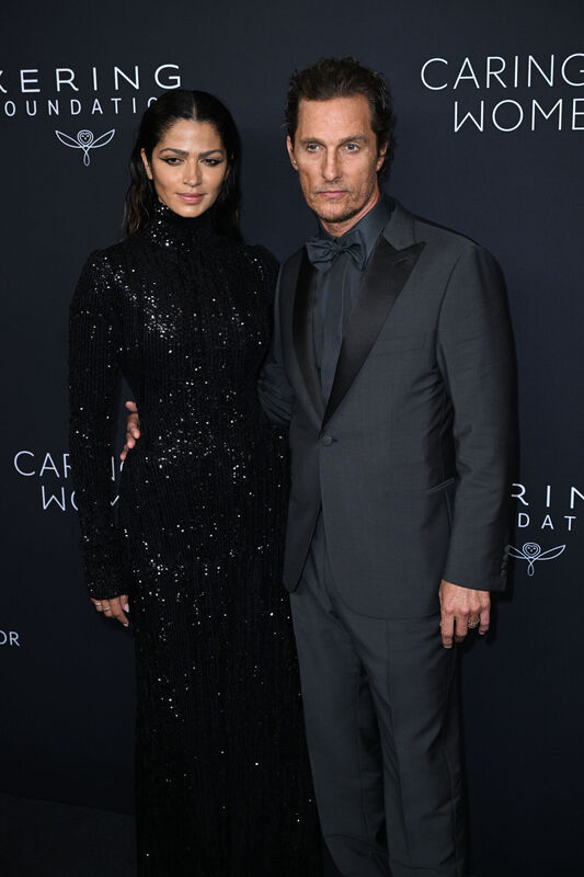 Camila Alves McConaughey (left) and Matthew McConaughey attending the Kering Foundation's Caring for Women dinner in New York City Camila Alves McConaughey (left) and Matthew McConaughey attending the Kering Foundation's Caring for Women dinner in New York City
