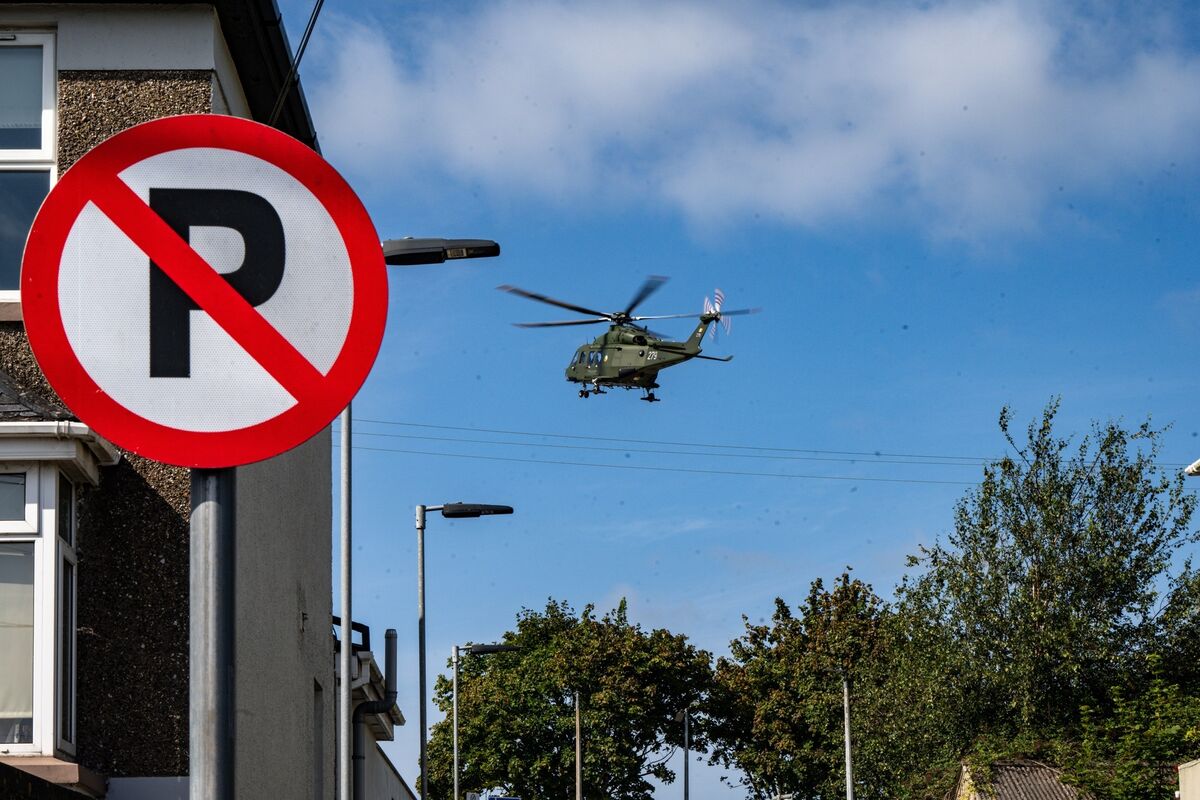 This week's test flights brought emergency helicopter landings back to Cork University Hospital in Wilton, Cork, for the first time since 2003. Picture: Chani Anderson