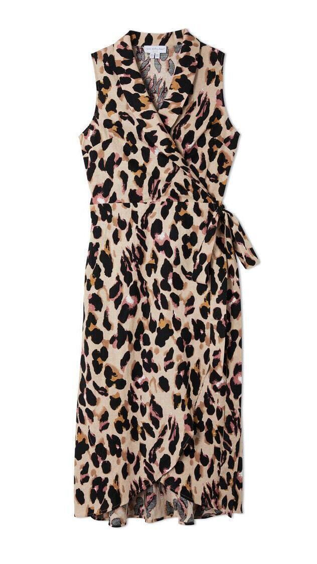 Leopard Print Wrap Dress, €145, Never Fully Dressed Leopard Print Wrap Dress, €145, Never Fully Dressed