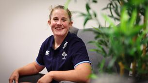 <p>EVERBREEN: Enya Breen speaks to the media about Ireland's new backroom team. Pic: ©INPHO/James Crombie</p>