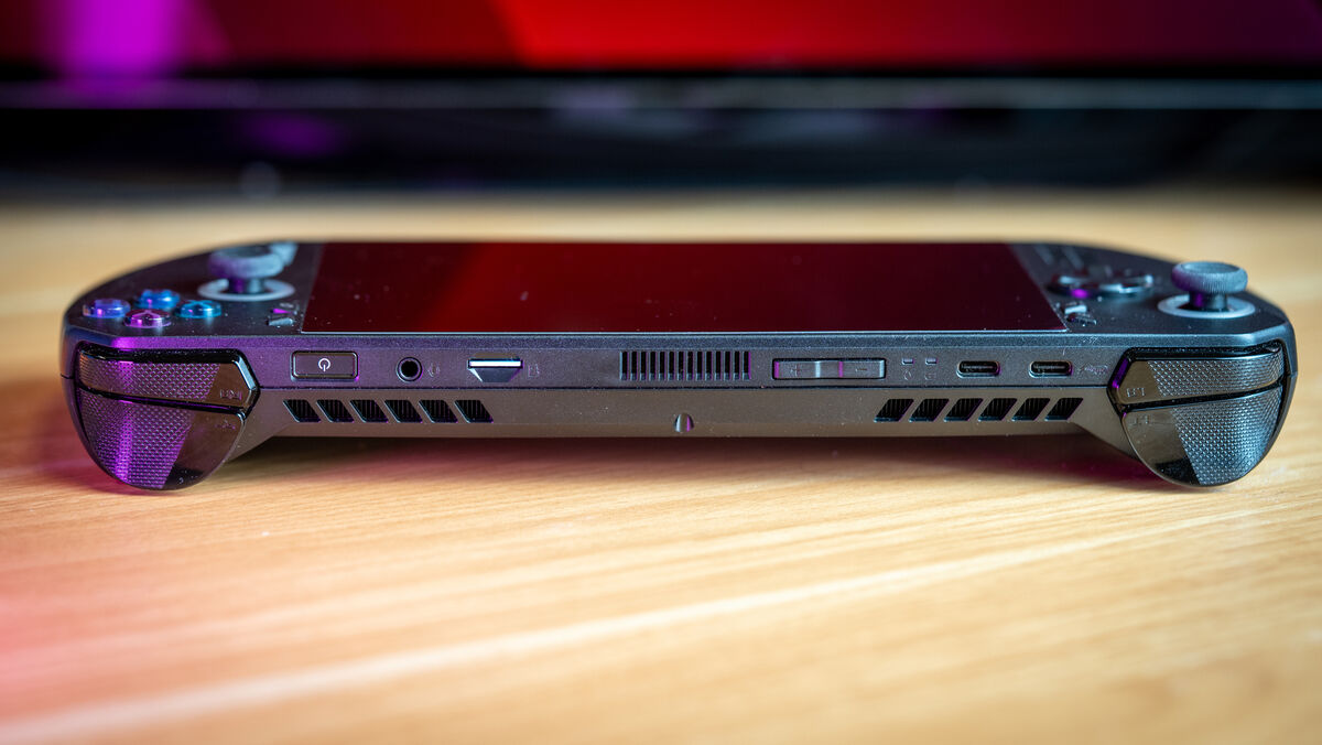 The extra USB-C port is more useful than the originals proprietary eGPU port. Picture: Noel Campion. The extra USB-C port is more useful than the originals proprietary eGPU port. Picture: Noel Campion.