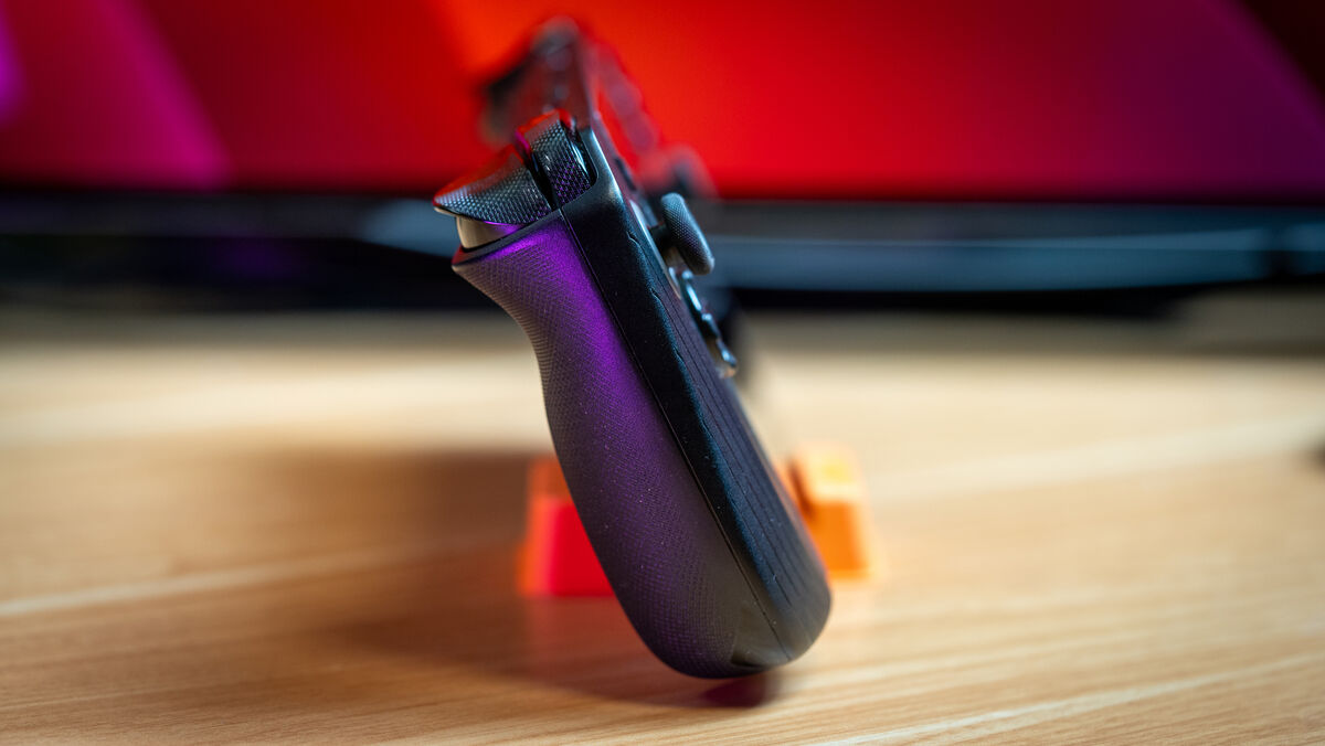 Asus ROG Ally X is now available in black instead of white. Picture: Noel Campion. Asus ROG Ally X is now available in black instead of white. Picture: Noel Campion.