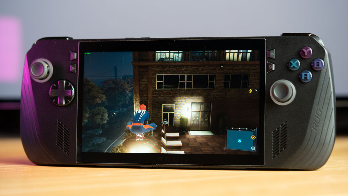 The ROG Ally X is Windows-based and can run the same game launchers as a regular PC. Picture: Noel Campion. The ROG Ally X is Windows-based and can run the same game launchers as a regular PC. Picture: Noel Campion.