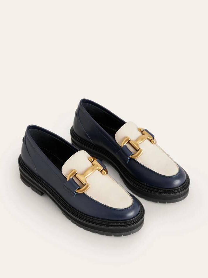 ‘Iris’ chunky snaffle loafers, Boden, €180