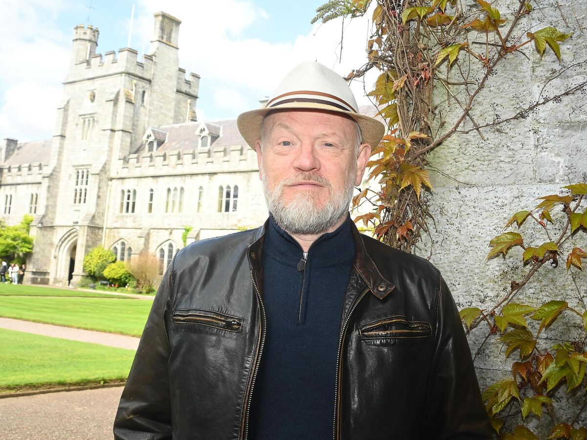 Jared Harris in UCC last year for the handover of the archive of his father, actor Richard Harris, which the college has acquired. Picture: Larry Cummins