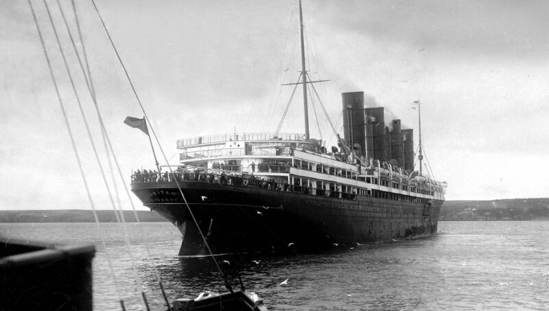  The Cunard liner Lusitania was hit by a torpedo fired from a German U-boat on May 7, 1915.