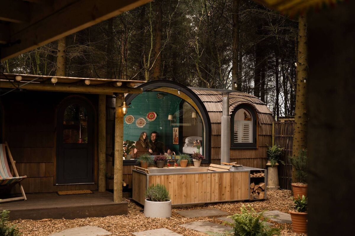 Galgorm's forest dens can provide the ultimate home away from home for the whole family, including pets.