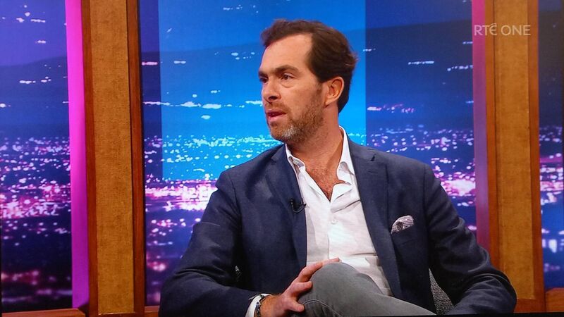 Pierre-Louis Baudey-Vignaud, son of Sophie Toscan du Plantier, on the Late Late Show with Patrick Kielty in February. 