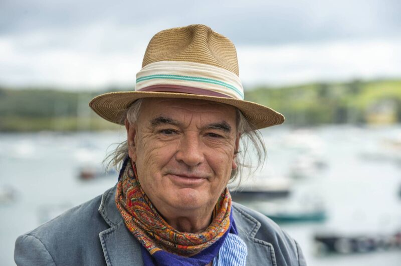 Ian Bailey relaxing on the pier in Schull, West Cork in 2021. He died on January 21 2024. Picture: Dan Linehan