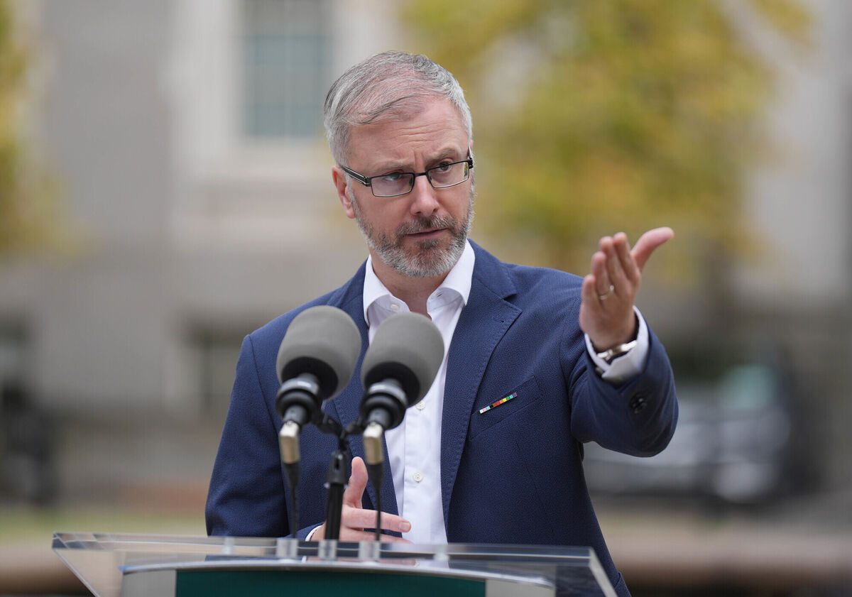 Roderic O'Gorman's statement on childcare provision is similar to a view he expressed in an interview with the 'Irish Examiner' in 2020. Picture: Niall Carson/PA
