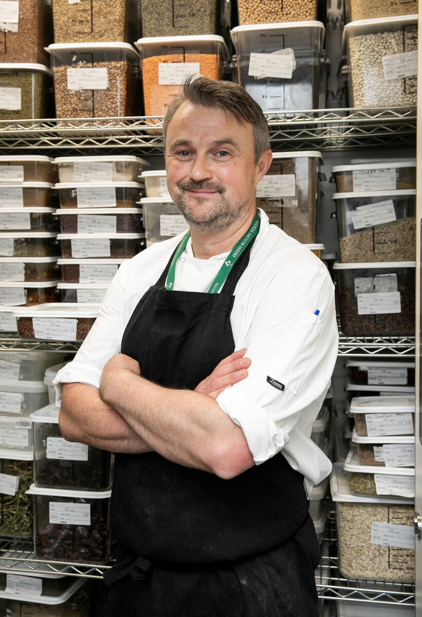 IRFU high performance chef Maurice McGeehan at the IRFU High Performance Centre at Irish Sports Campus, Snugborough Rd, Blanchardstown, Dublin. Photo: Gareth Chaney