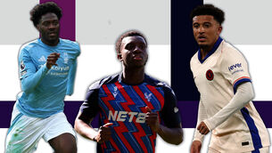 <p>TALKING POINTS: Ola Aina of Nottingham Forest, Eddie Nketiah and new Chelsea recruit Jadon Sancho had happy weekends.</p>