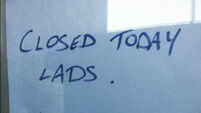 This is the most Irish sign you'll see today