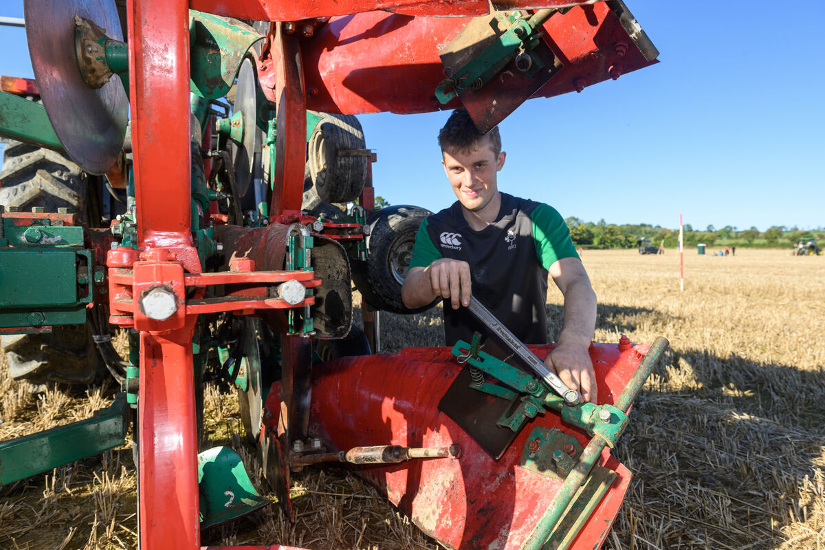  Florence Wycherley, Barryroe, Co Cork who took part in the U28 reversible class at the National Ploughing Championships at Ratheniska, Co Laois. Picture: Dan Linehan