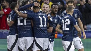 <p>Aston Villa dominated in Switzerland (Peter Schneider/AP)</p>