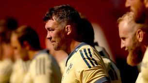 <p>'GREATER AGREEMENT': Munster legend Peter O'Mahony is sticking around. Pic: James Crombie/Inpho</p>