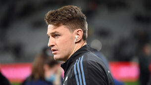 <p>Beauden Barrett returns to the starting 15. Pic: Andrew Cornaga/Inpho</p>