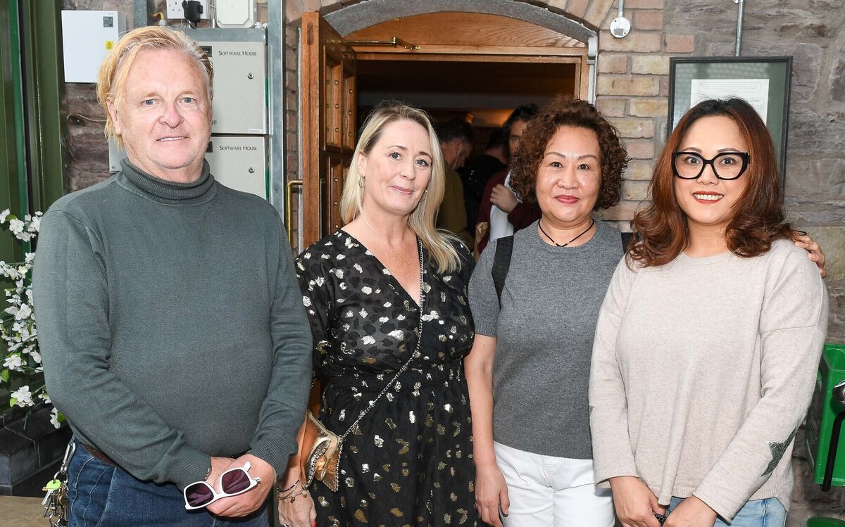  Liam Cotter, Nuala Murphy, Jessy Zhi and Ling Ling Liang at the Kiln for the launch. 