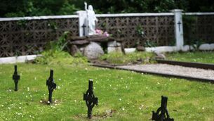 <p>The graveyard at the Bessborough Centre in Blackrock, Cork, formerly Bessborough House mother and baby home. Picture: Laura Hutton/RollingNews.ie</p>
