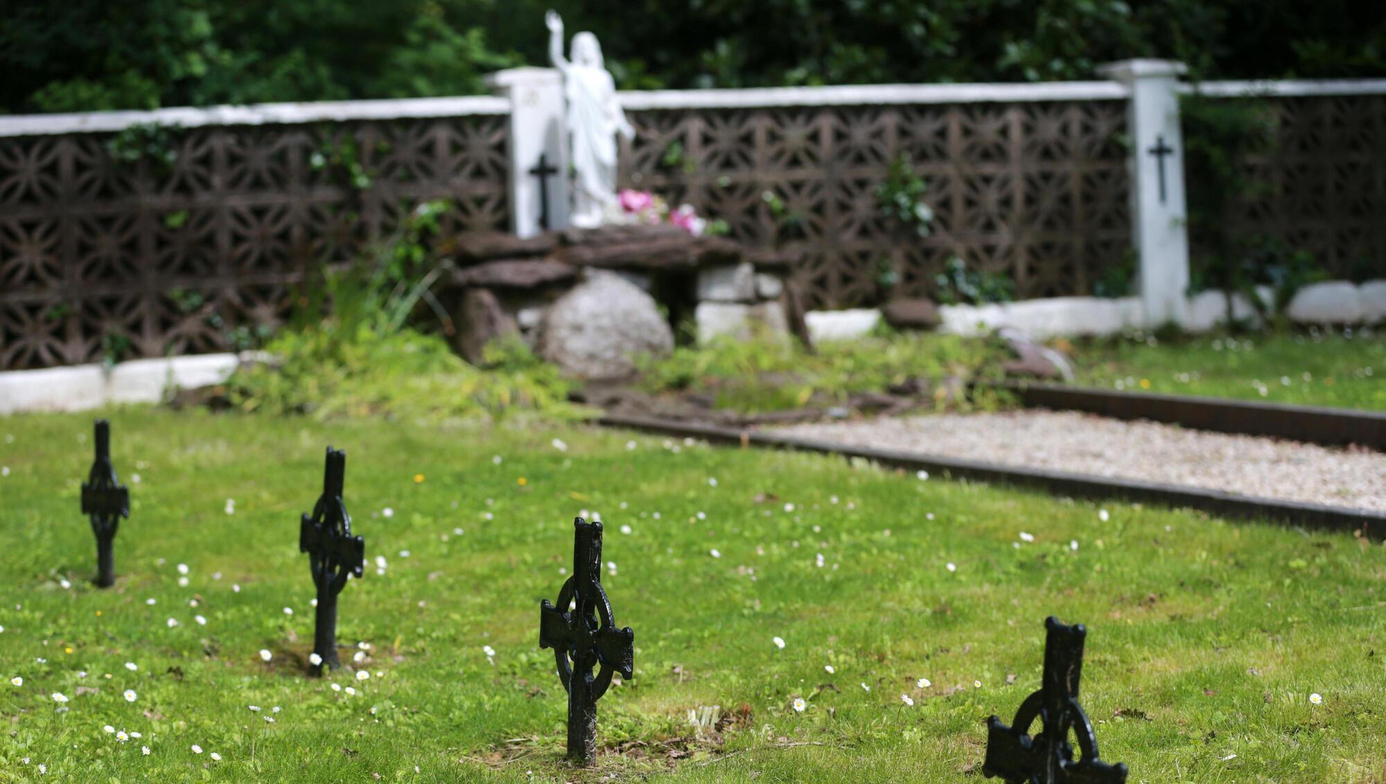 The graveyard at the Bessborough Centre in Blackrock, Cork, formerly Bessborough House mother and baby home. Picture: Laura Hutton/RollingNews.ie