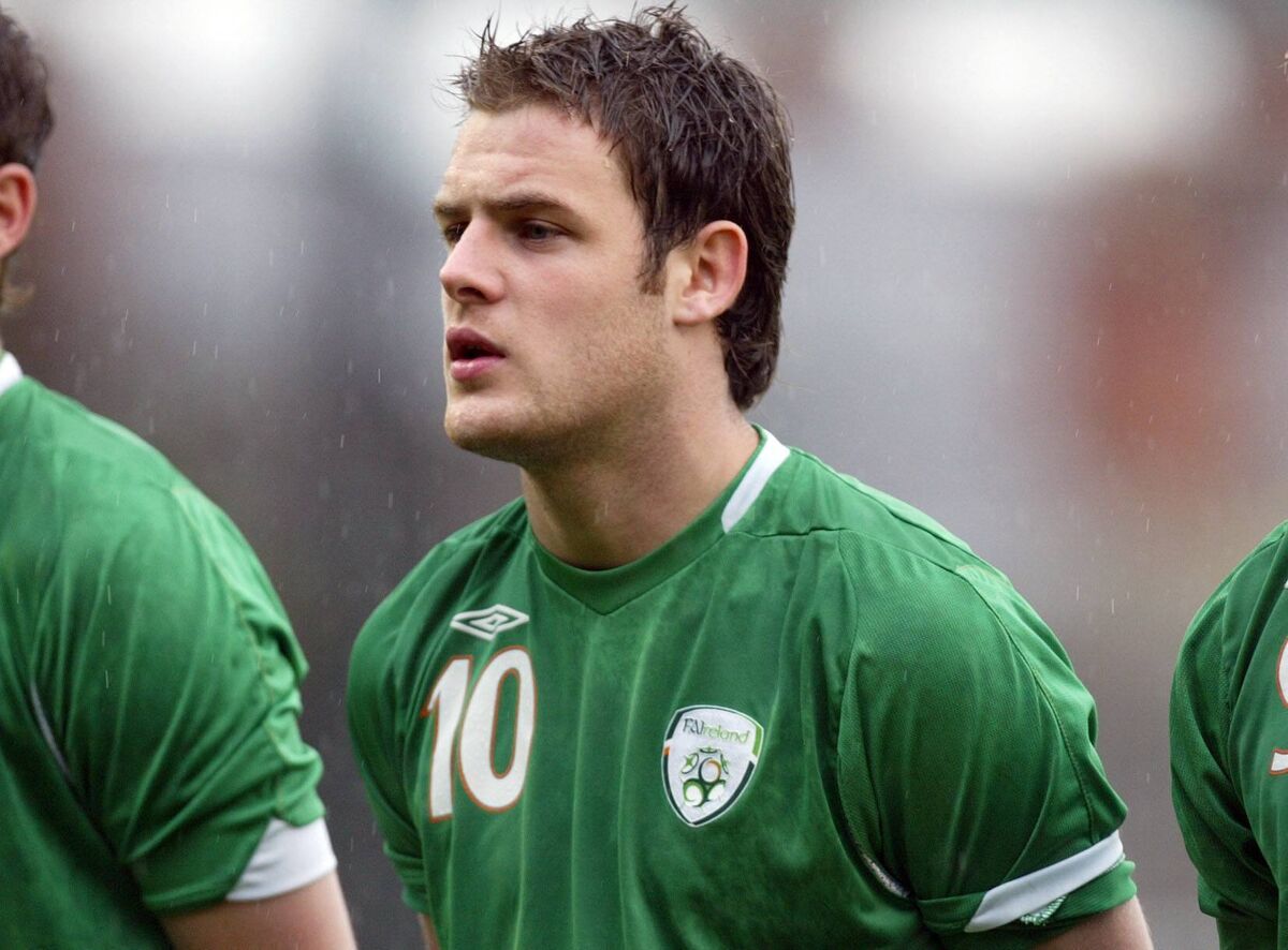 Anthony Stokes lining up for the Republic of Ireland. File Picture: INPHO/James Crombie