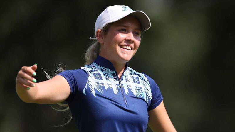 Sara Byrne four shots off the lead heading into the weekend at the LET