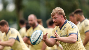 <p>STAR IN THE MAKING? Munster's Ronan Foxe. Pic: Ben Brady/Inpho</p>