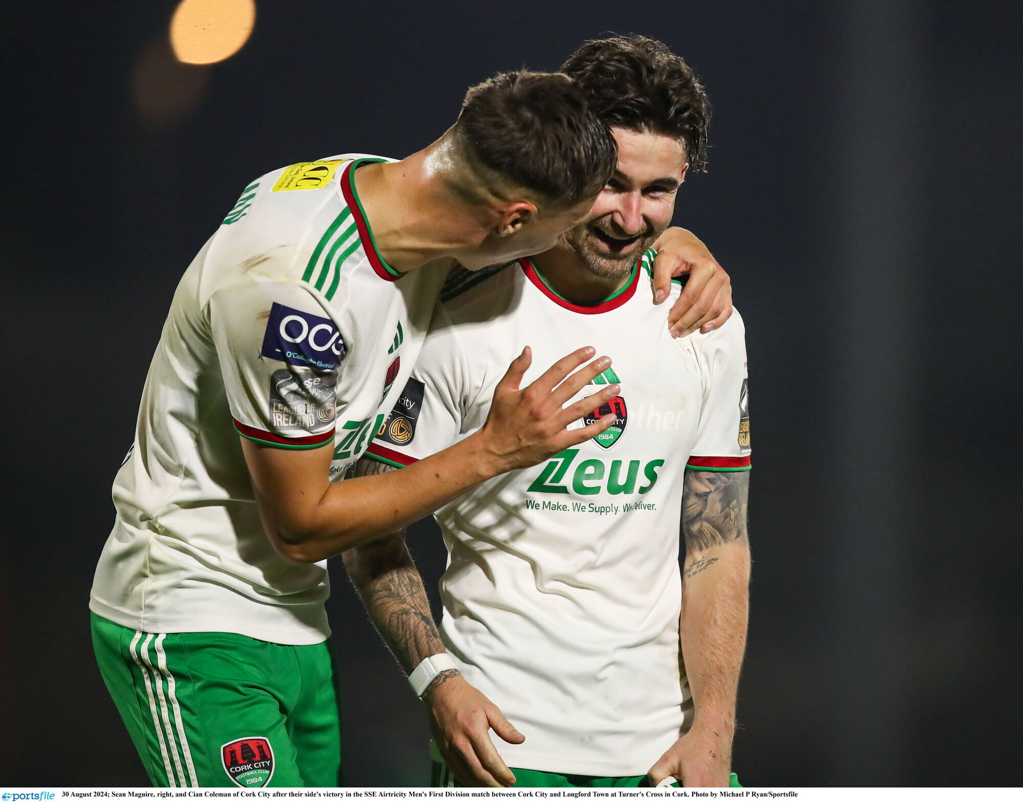 Seani Maguire brace salvages draw, rescues Cork City's unbeaten home run