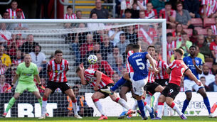 Sam Morsy scores Ipswich’s equaliser against Southampton (Adam Davy/PA)
