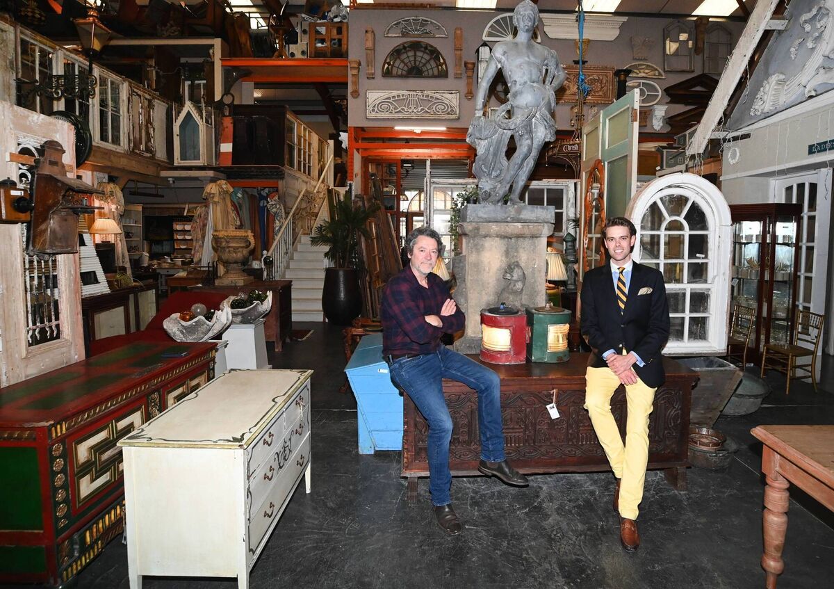 David Keane, proprietor, and Mark Flood, sales manage,r at The Store Yard, Kea-Lew Business &amp; Retail Park, Portlaoise, Co Laois, and 94, North Main Street, Youghal, Co Cork. Picture: Larry Cummins