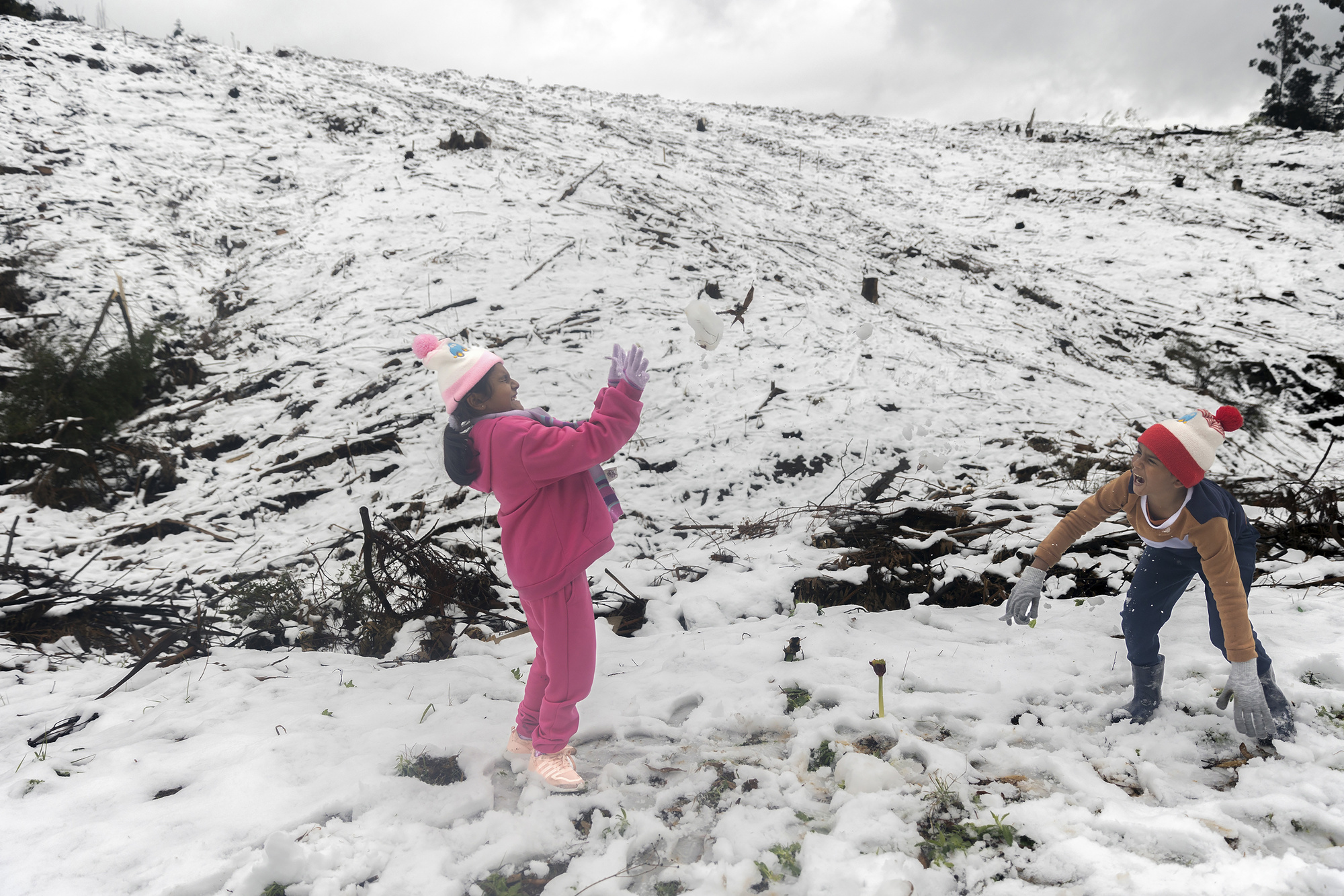 Two dead and highways forced to close as snowstorms batter South Africa’s coast