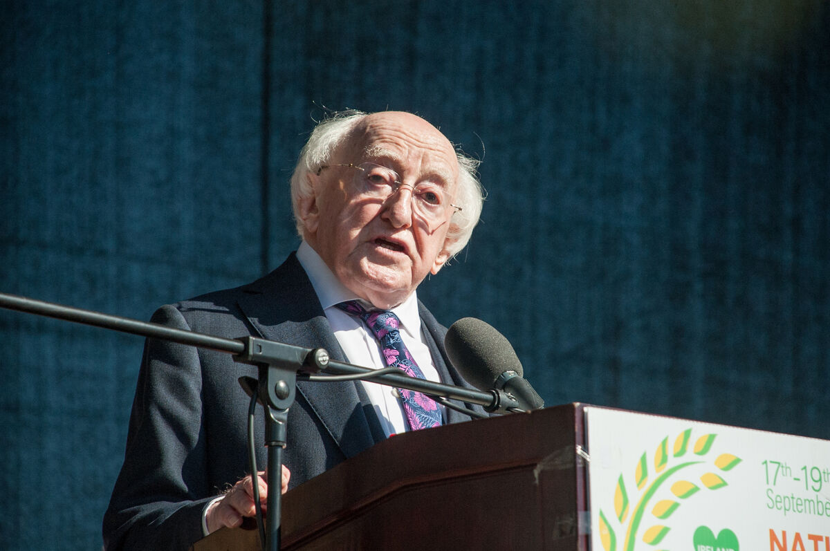  President Michael D Higgins. Picture: Karlis Dzjamko