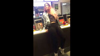 Girl attempts drunken back flip in McDonalds, goes about as well as expected