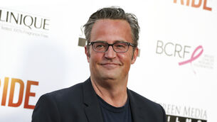 <p>Matthew Perry appears at the premiere of "Ride" in Los Angeles on April 28, 2015. Picture: Rich Fury/Invision/AP, File</p>