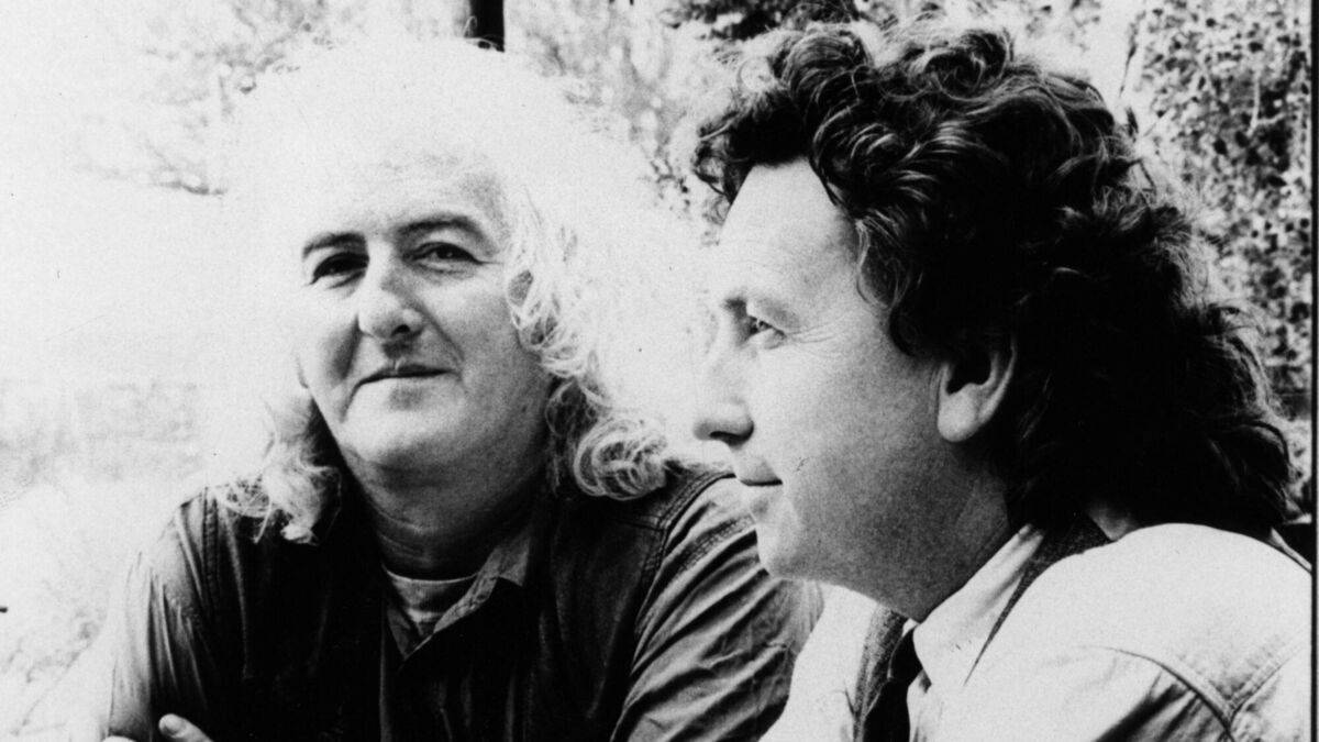 The late Alec Finn with Frankie Gavin.