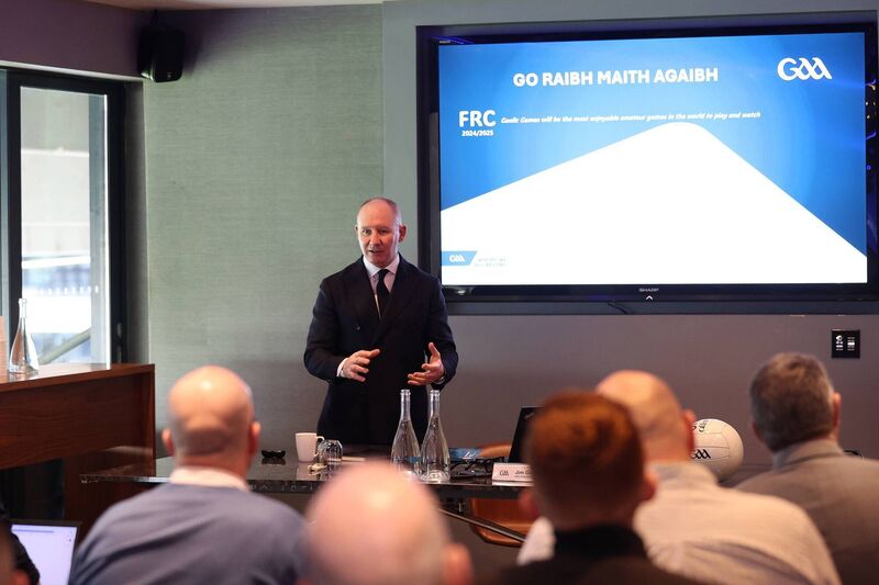 Jim Gavin Chairperson of the Football Review Committee. Picture: ©INPHO/Bryan Keane