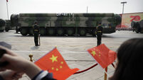 China test-fires an intercontinental ballistic missile into the Pacific Ocean