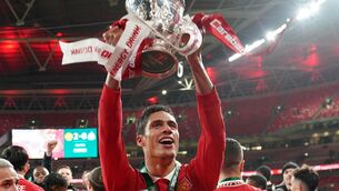 <p>Varane won 22 major trophies during an illustrious 14-year career</p>