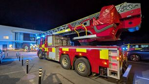 <p>Dublin Fire Brigade at the scene of the incident. Picture: Dublin Fire Brigade </p>