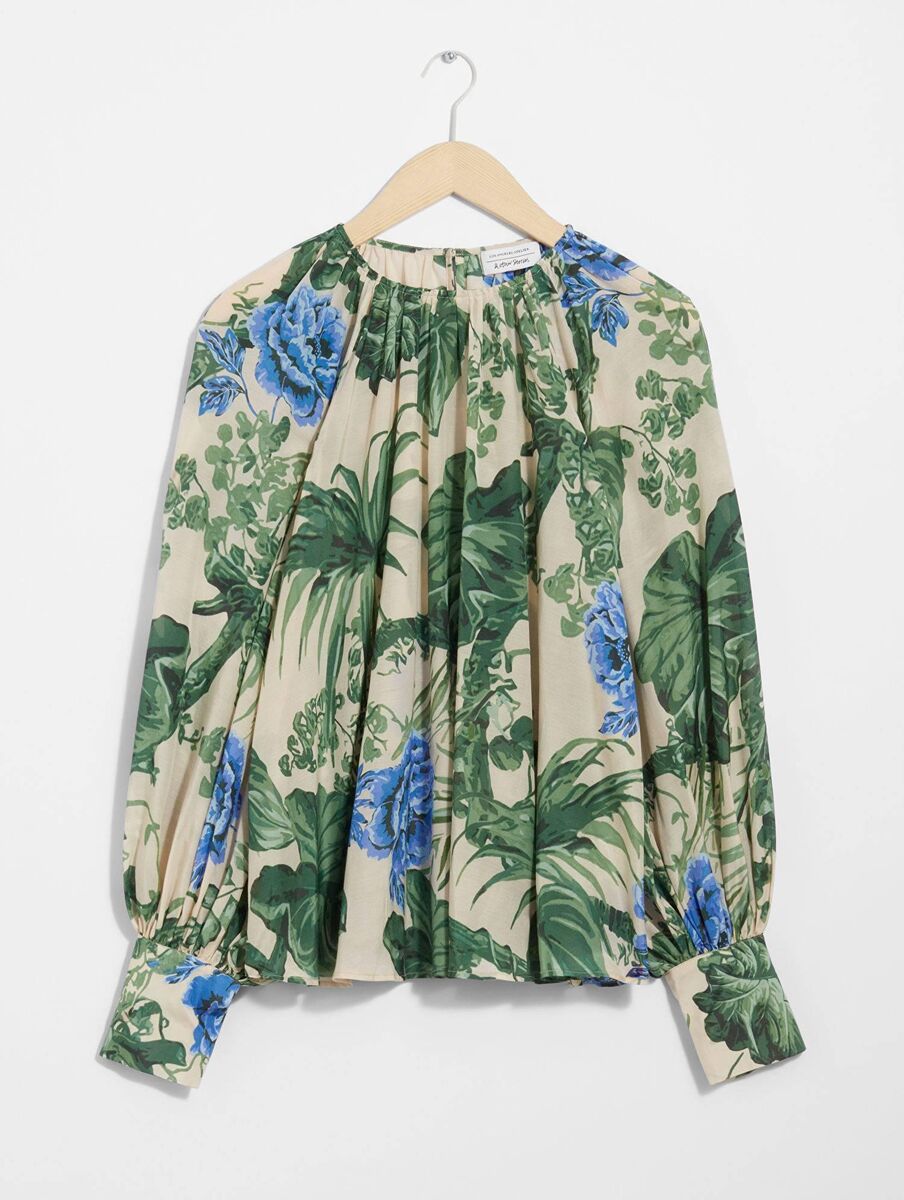 Voluminous sleeve blouse, & Other Stories, €119 Voluminous sleeve blouse, & Other Stories, €119