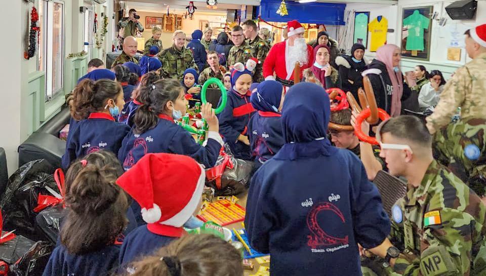 Israeli bombing of Lebanon forces children to flee orphanage supported by Irish Defence Forces