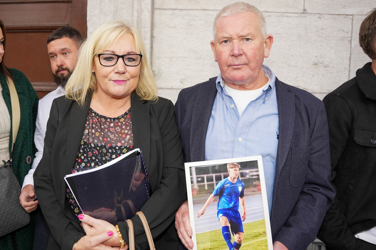 Angela and Martin Butler, parents of Roy Butler after the inquest into his death. Picture: Noel Sweeney